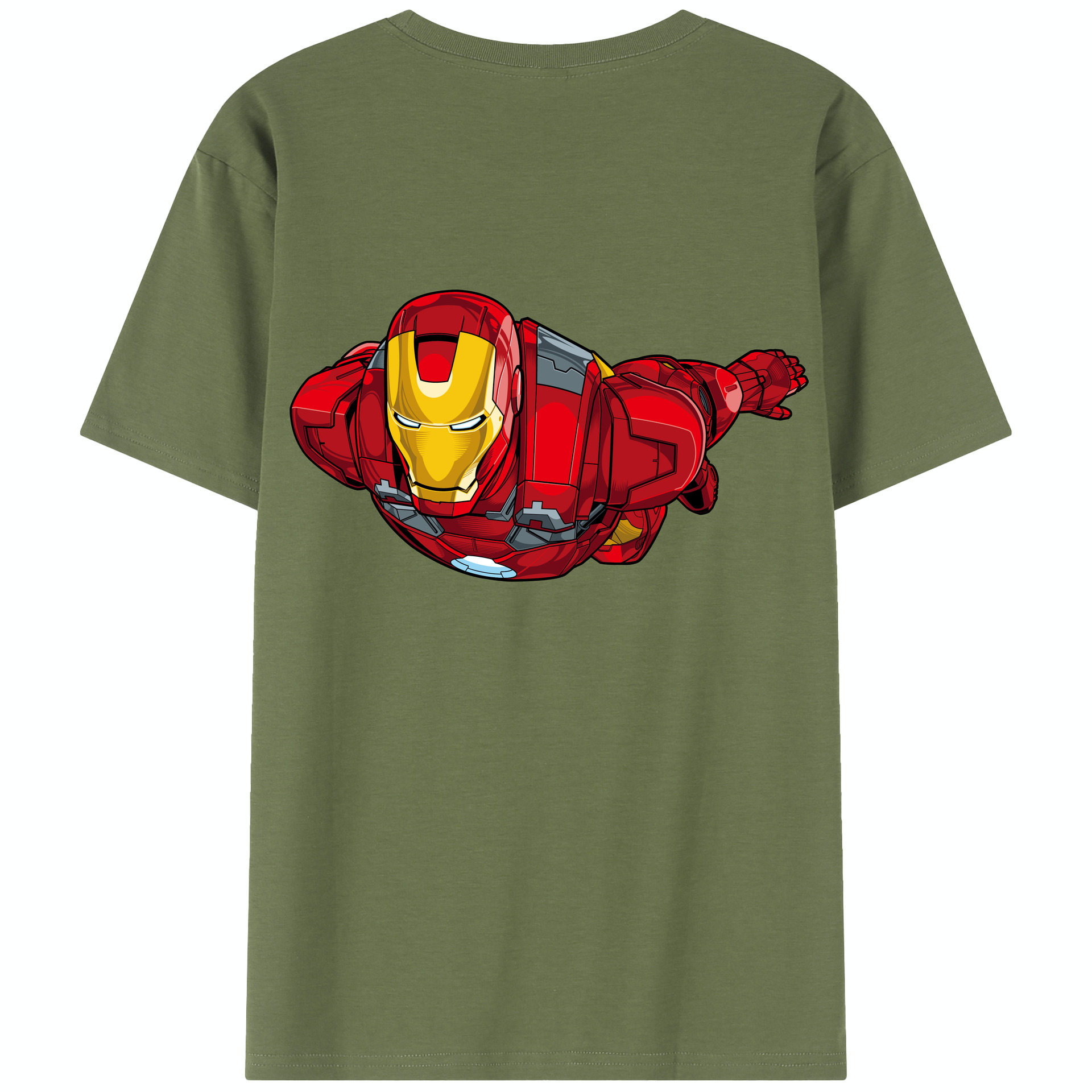 （画像用） アベンジャーズ The Avengers 綿100％半袖Tシャツ（背面プリント）